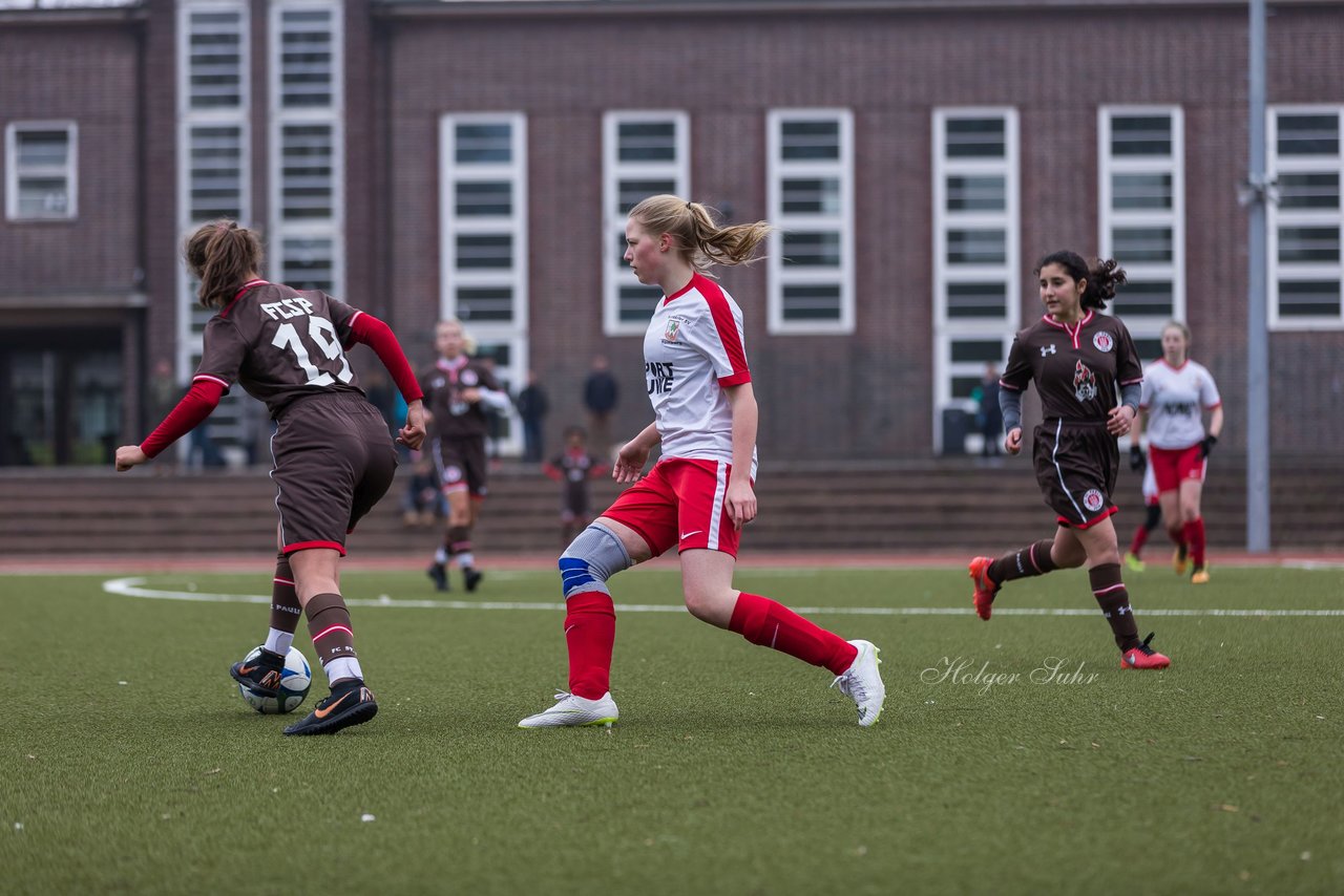 Bild 361 - B-Juniorinnen Walddoerfer - St.Pauli : Ergebnis: 4:1